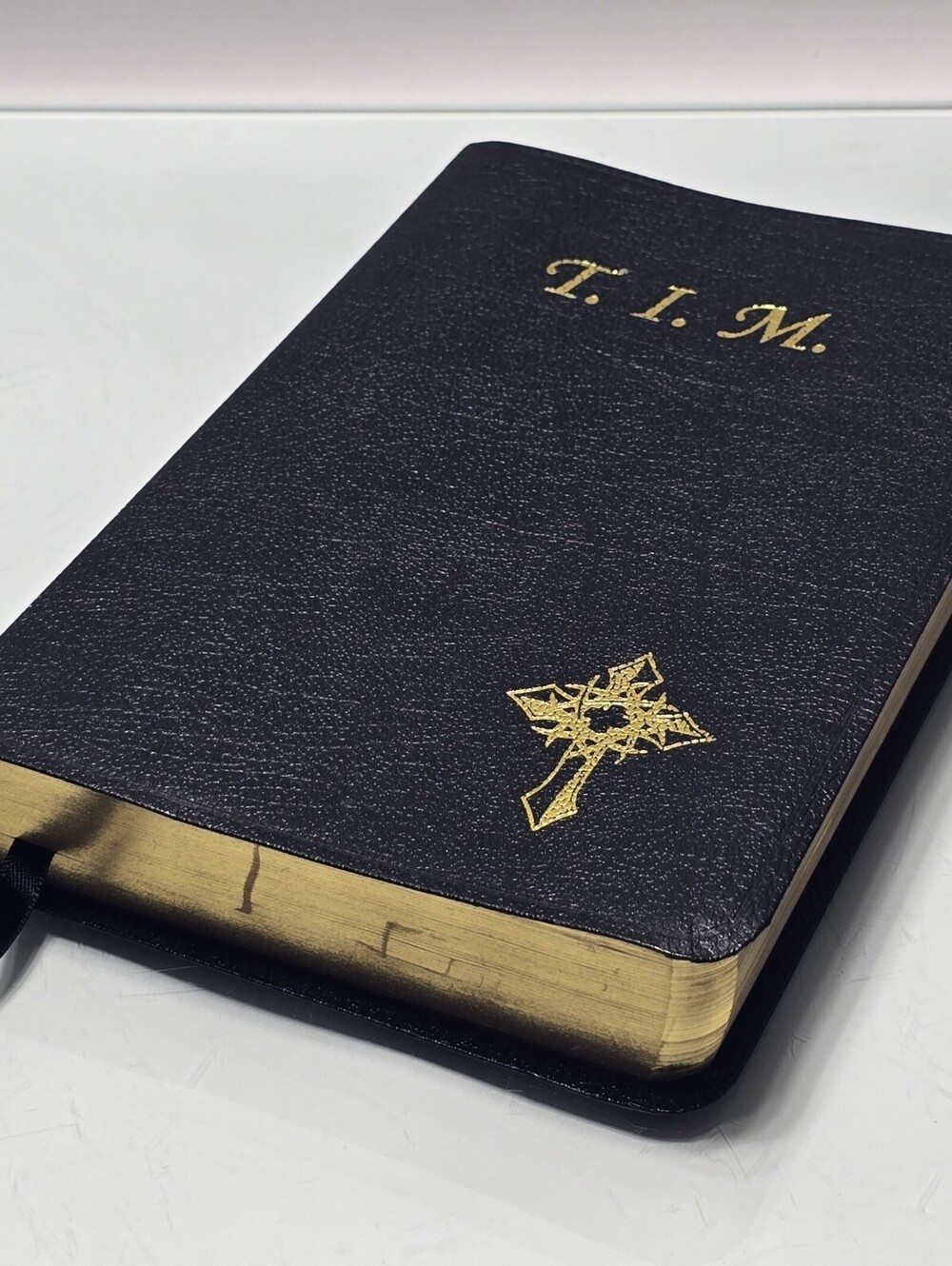 Zondervan Holy Bible Updated NASB Reference Edition Black Leather Gold Edge